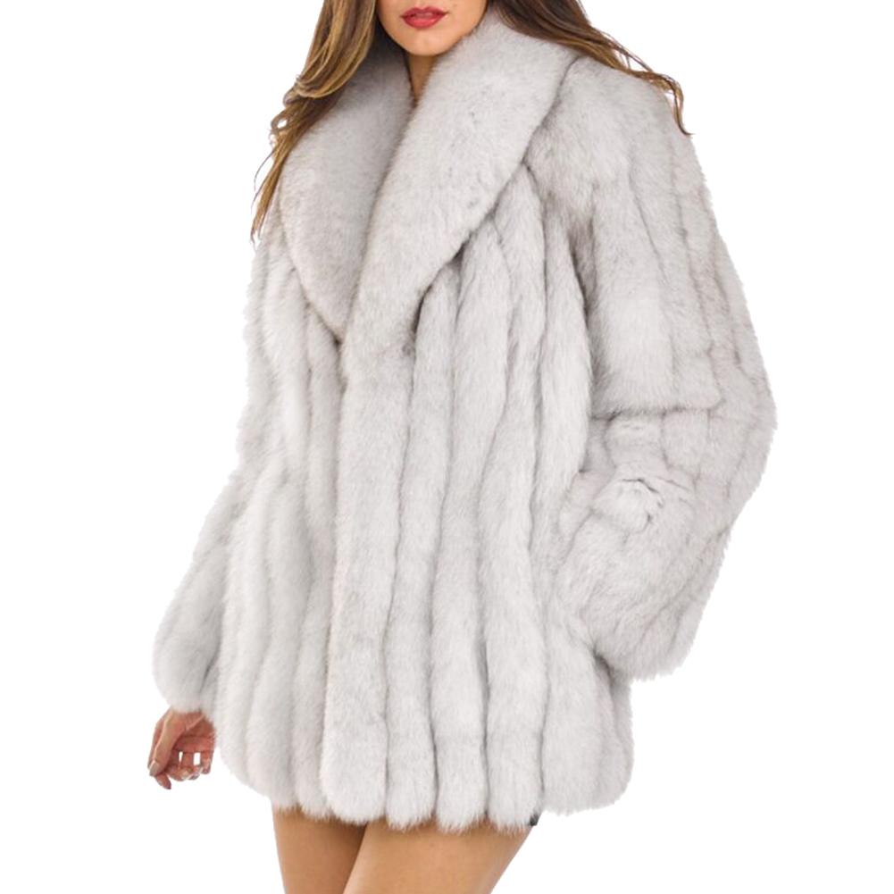 Vintage Faux Fur Coat - Winter Luxury