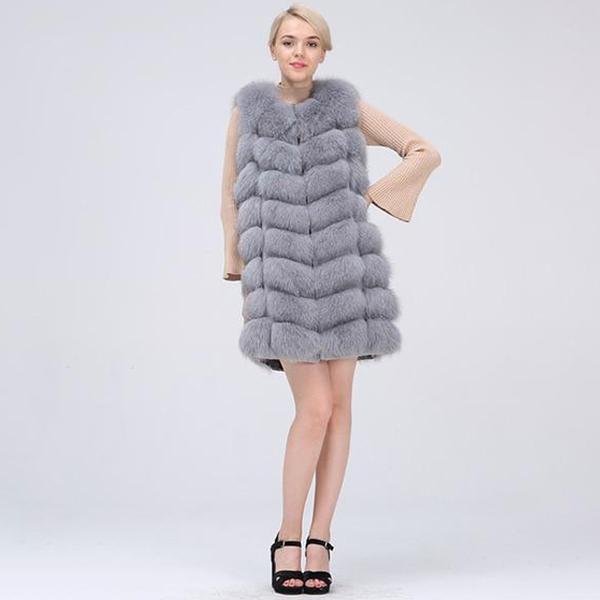 Faux Fur Vest Warm - Sleeveless