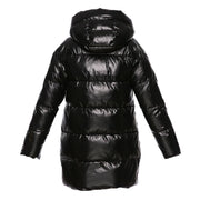 Thick Warm Long Puffer Coat With Hood