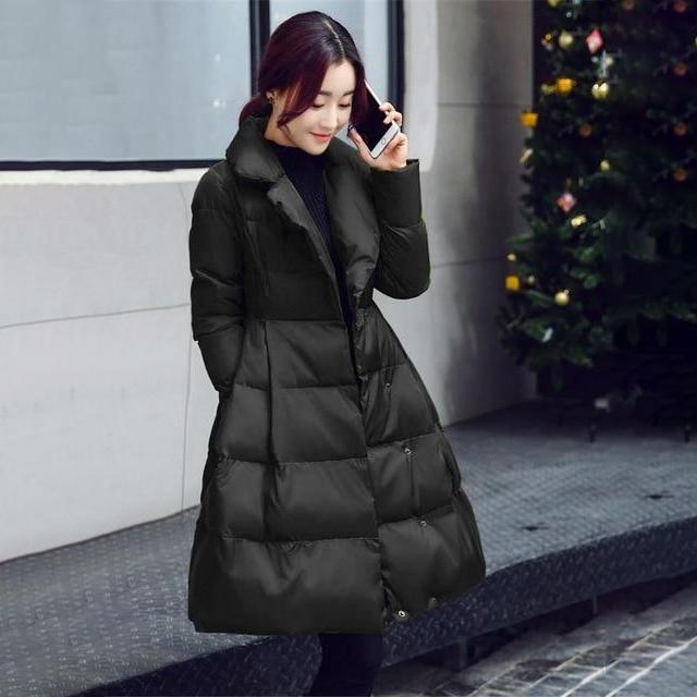 A-line Flared Puffer Coat