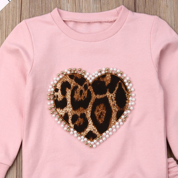 Love Heart Leopard Outfit