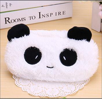 Plush Animal Pencil case Cartoon panda bear fruit pen bag box for kids gift Cosmetic Stationery pouch school supplies - MomyMall 1