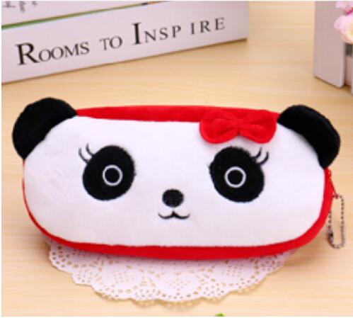 Plush Animal Pencil case Cartoon panda bear fruit pen bag box for kids gift Cosmetic Stationery pouch school supplies - MomyMall 10