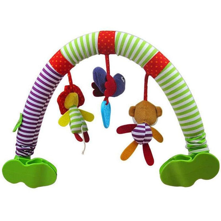 Baby Portable Crib and Stroller Hanging Rattling Soft Toys - MomyMall F / USA