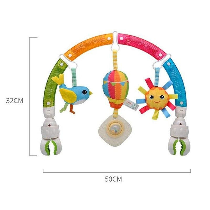 Baby Portable Crib and Stroller Hanging Rattling Soft Toys - MomyMall H / USA