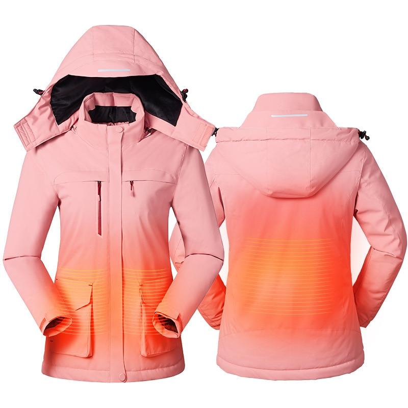 USB Heated Jacket - Hooded Waterproof