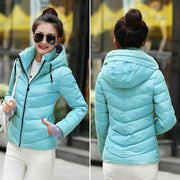 Hooded Puffer Parka with Hood