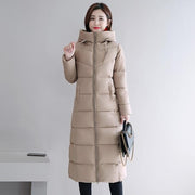 Hooded Winter Long Puffer Coat