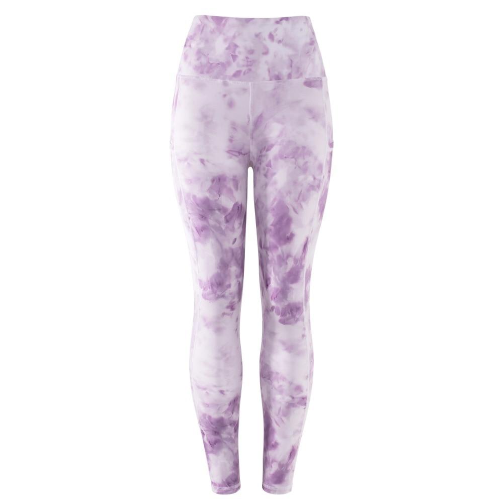 Tie Dye Yoga Leggings With Pocket For Phone