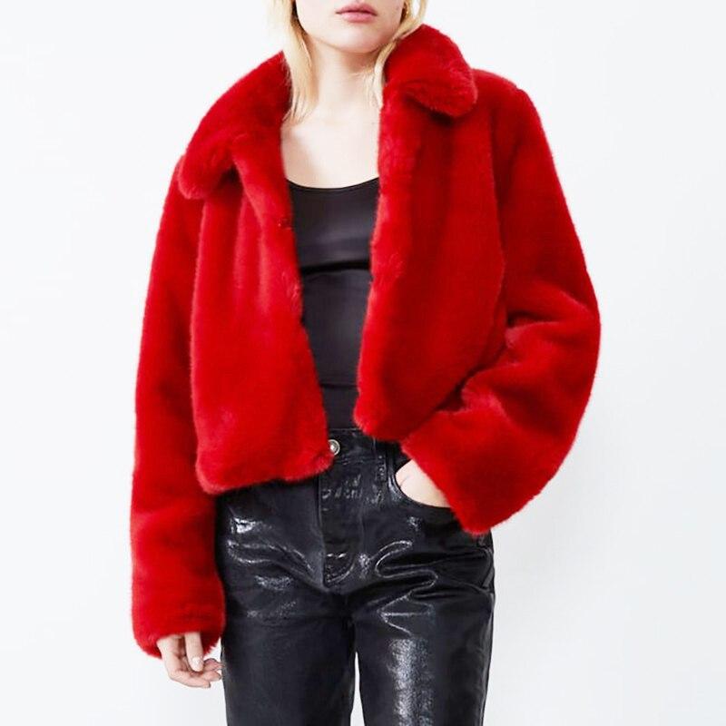 Sweet Trending Short Faux Fur Coat