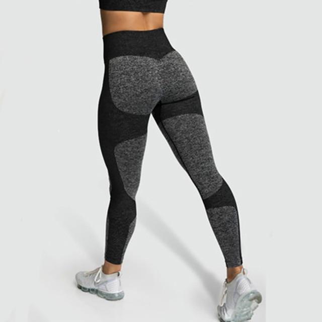 Push Up Leggings - Seamless Gym Workout Breathable Leggings - MomyMall