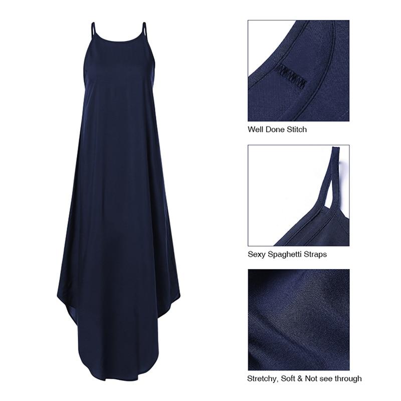 Sleeveless Asymmetrical Maxi Dress - Plus Size Dress