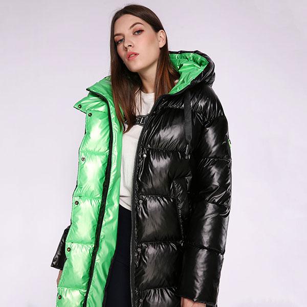 Thick Warm Long Puffer Coat With Hood