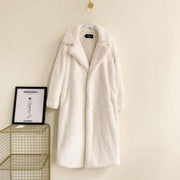 Plush Long Faux Fur Teddy Coat