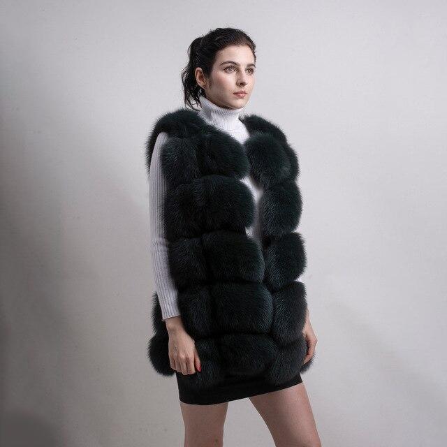 Plus Size Faux Fur Bubble Gilet - Sleeveless Luxury Long Gilet