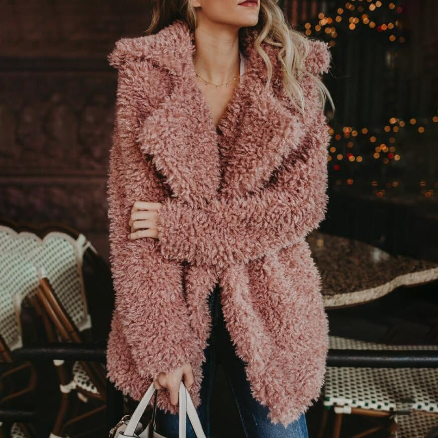 Oversized Fluffy Teddy Coat