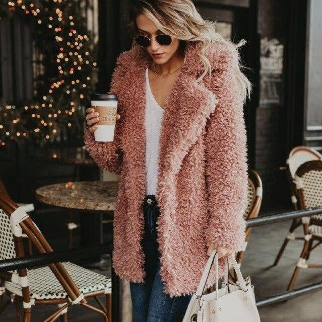 Oversized Fluffy Teddy Coat