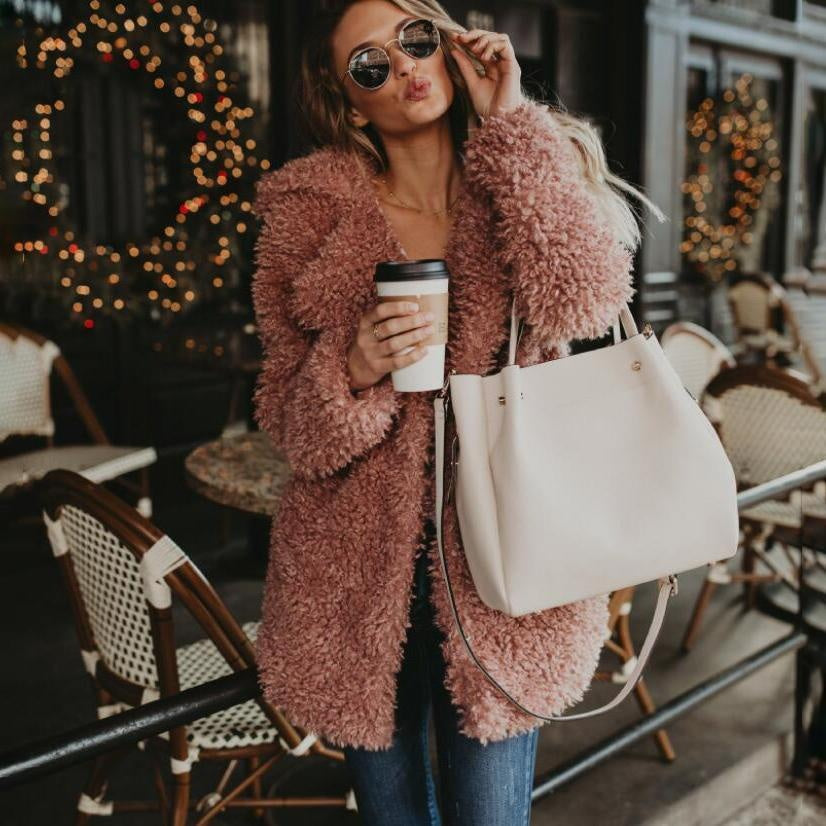 Oversized Fluffy Teddy Coat