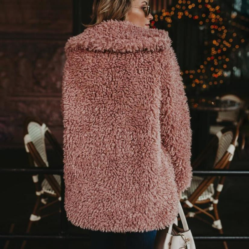 Oversized Fluffy Teddy Coat