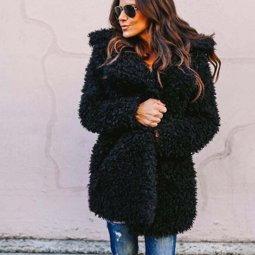 Oversized Fluffy Teddy Coat