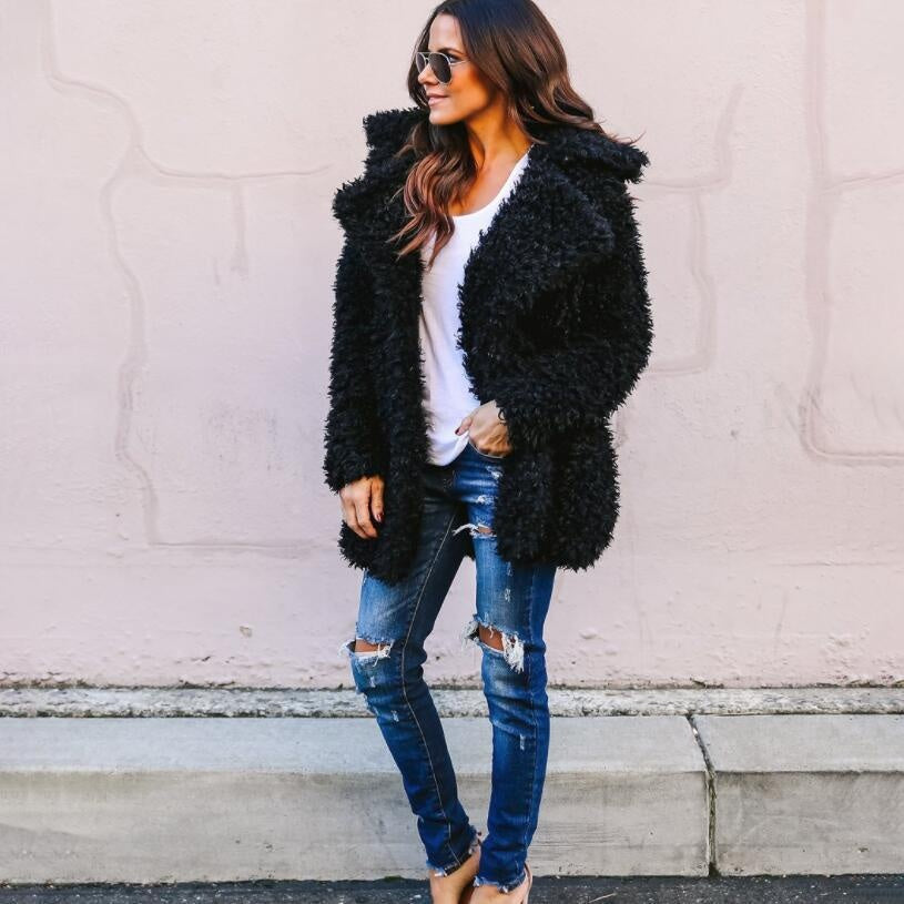 Oversized Fluffy Teddy Coat