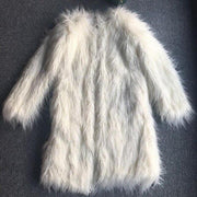 Faux Fur Long Fluffy Coat
