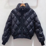 Quilted Hooded Down Jacket