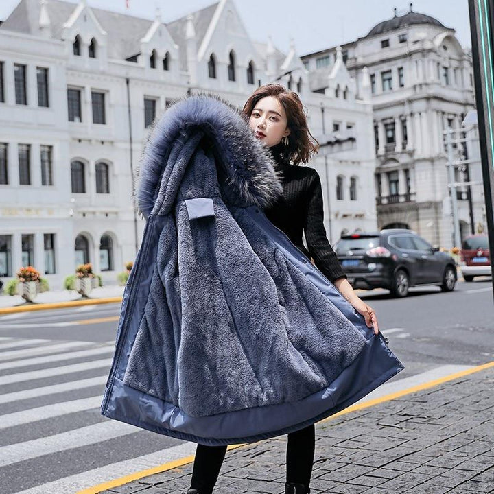 Plus Size 6XL Winter Coat With Fur Inside Coat