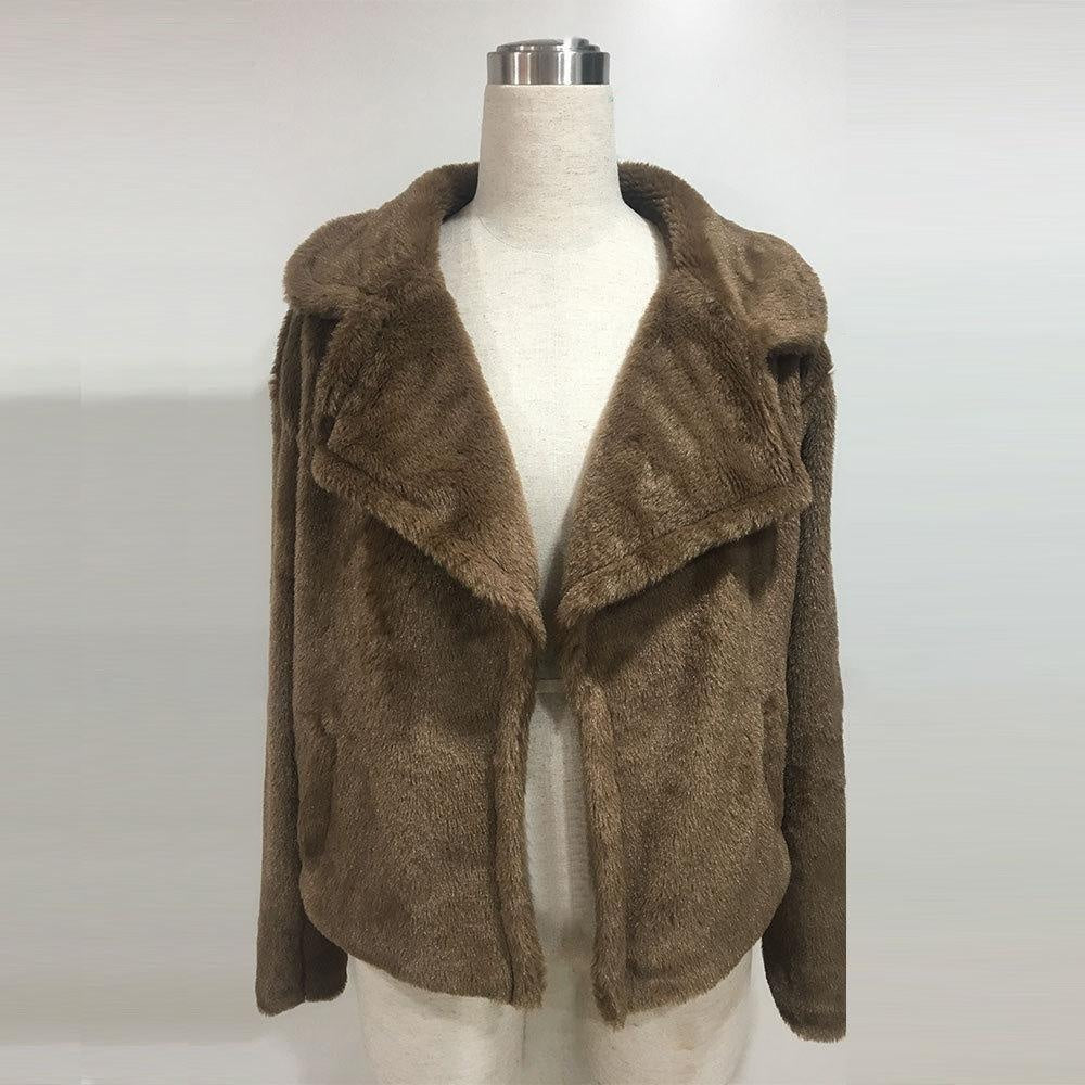 Short Faux Fur Coat