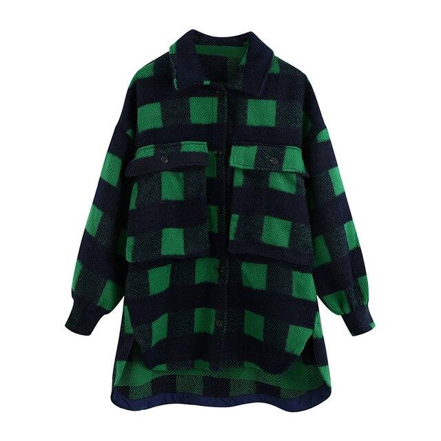 Oversized Flannel Check Shacket