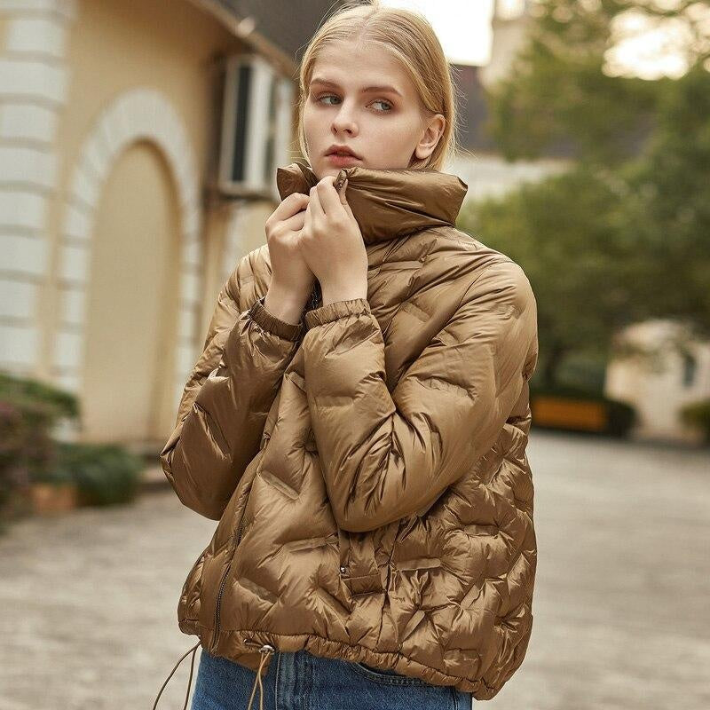 Short Down Quilted Coat