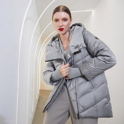 Trending Oversized Puffer Jacket With Hood