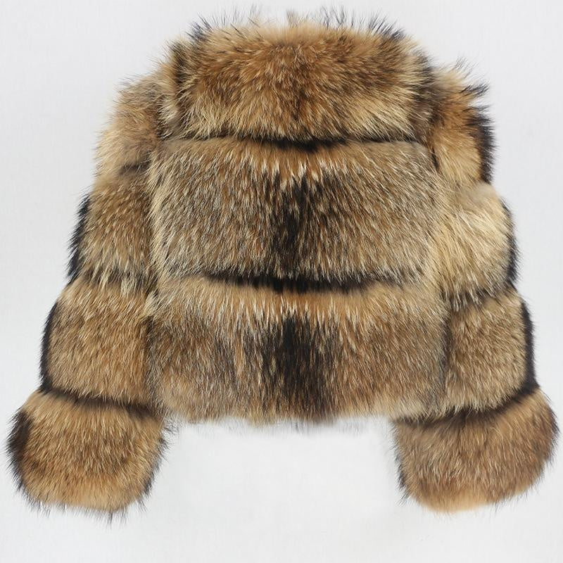 Faux Fur Coat - Winter Bubble Faux Fur Coat