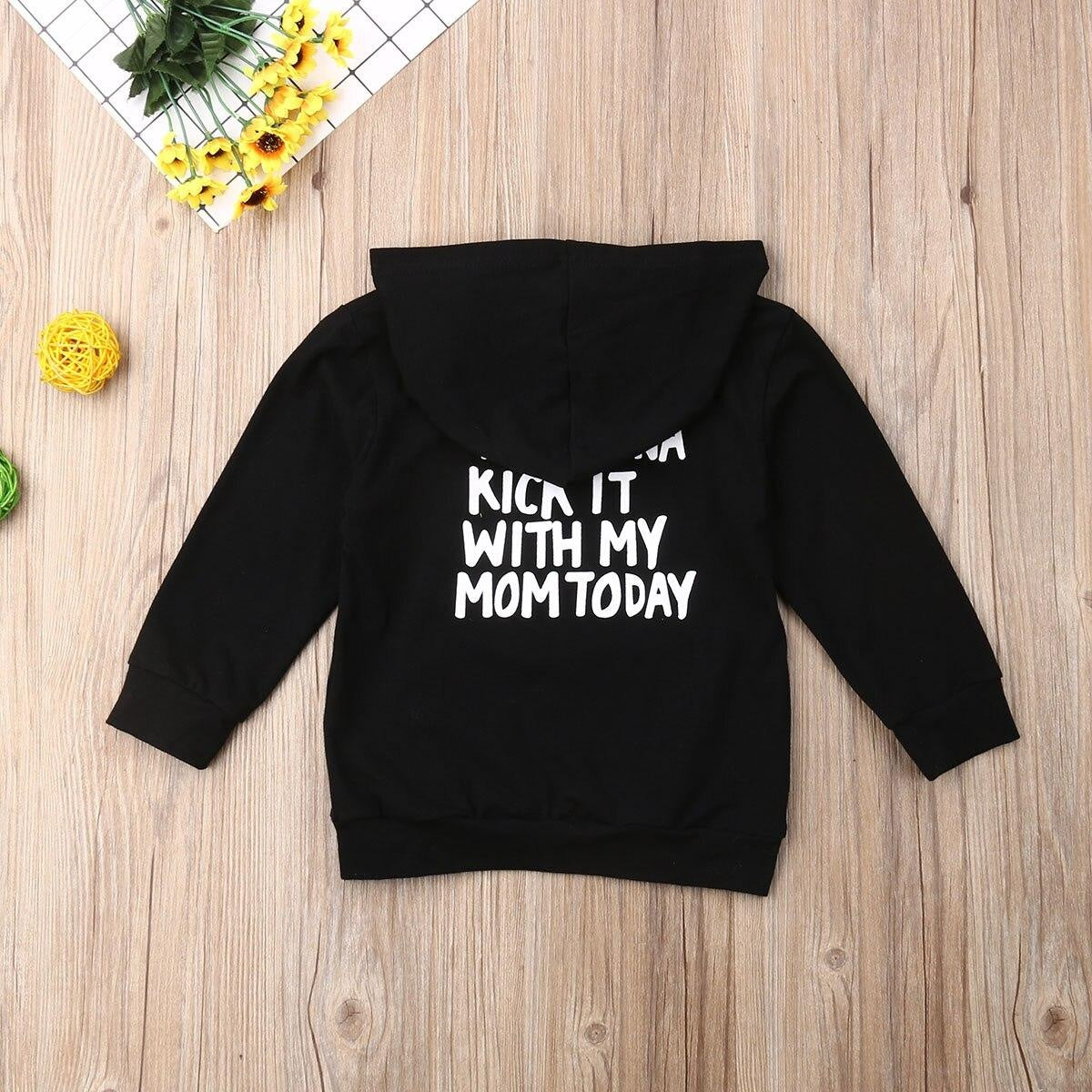 Kick it with My Mom Hoodie - MomyMall