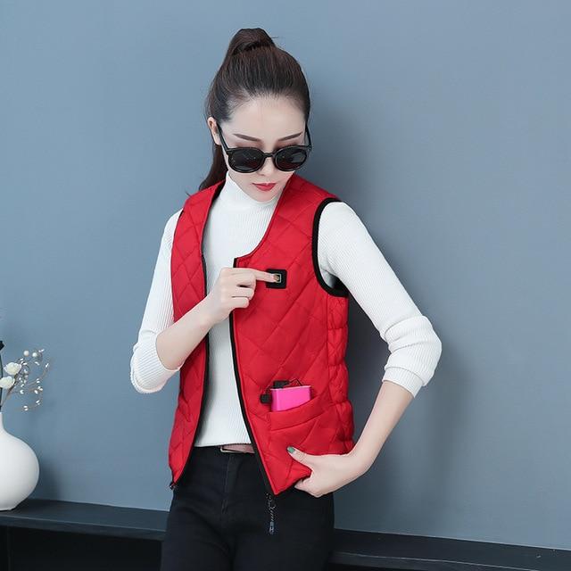 USB Heated Vest With Pockets
