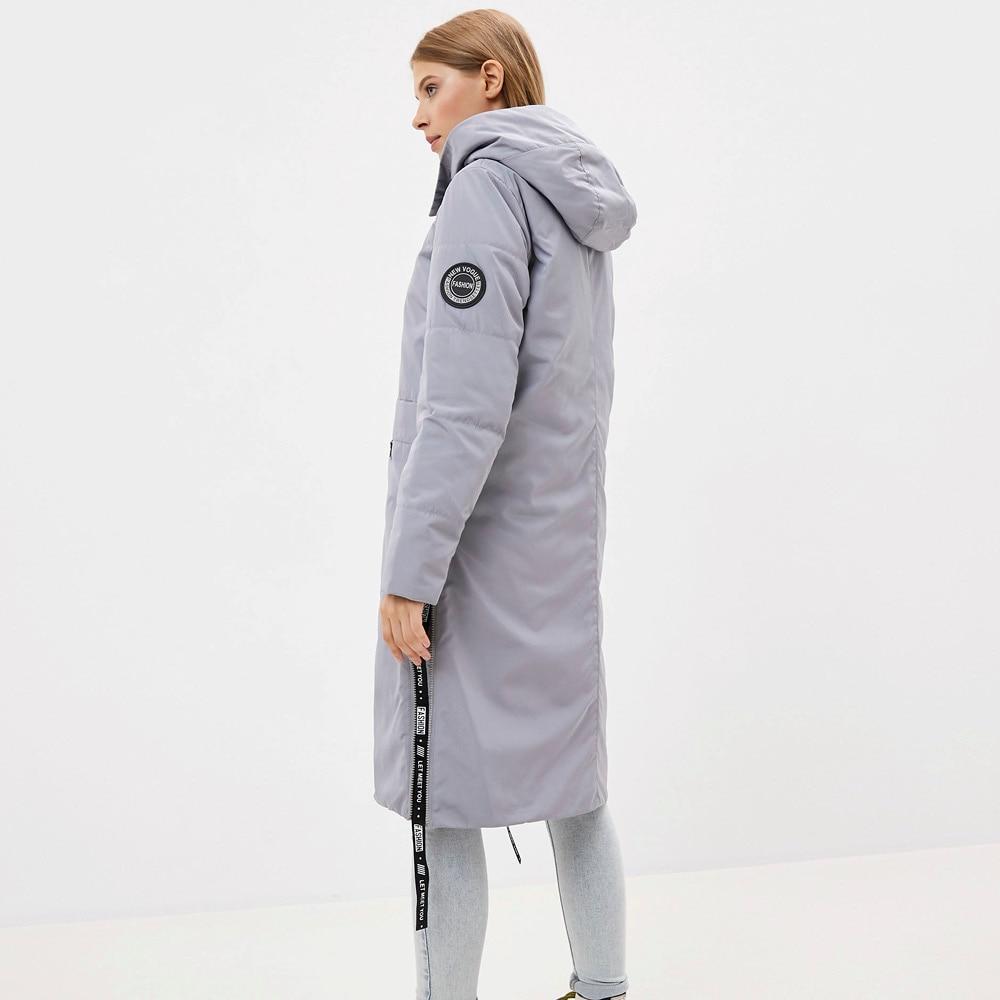 Knee Length Waterproof Coat With Side Zippers & Hood