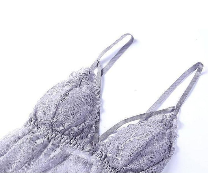 Lace Nightie With Underwear & Robe Set - MomyMall