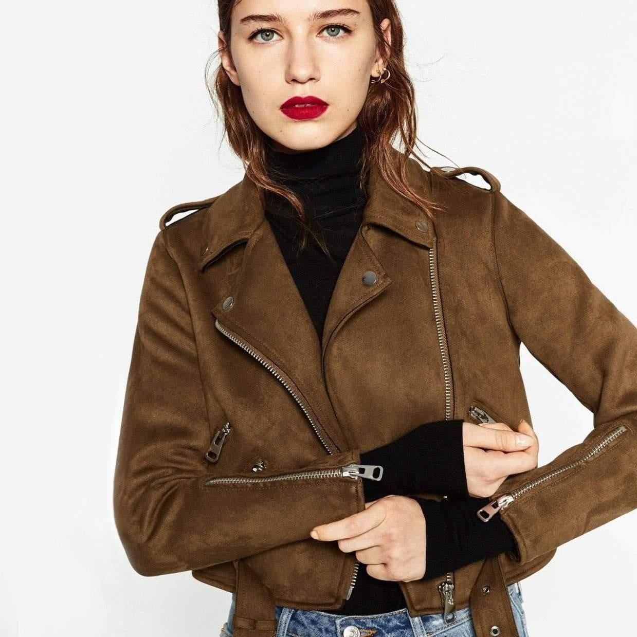 Suede Leather Jacket