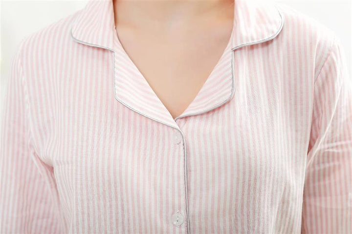 Cotton Long-sleeve and Trouser Pyjama Set