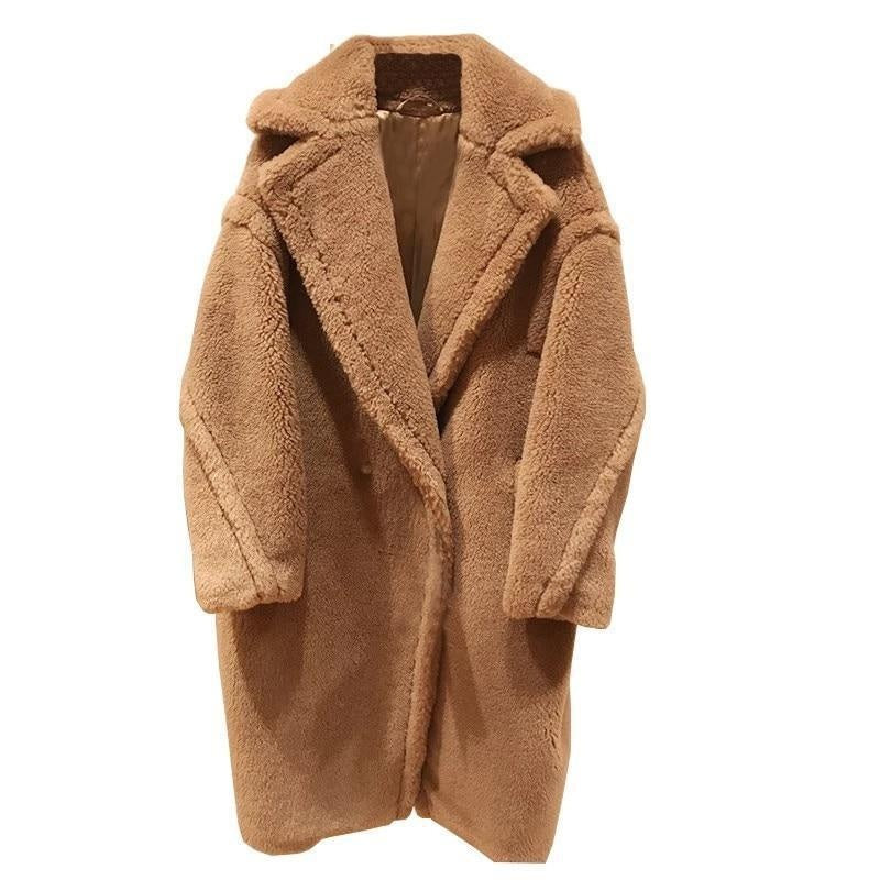 Faux Shearling Teddy Bear Icon Coat