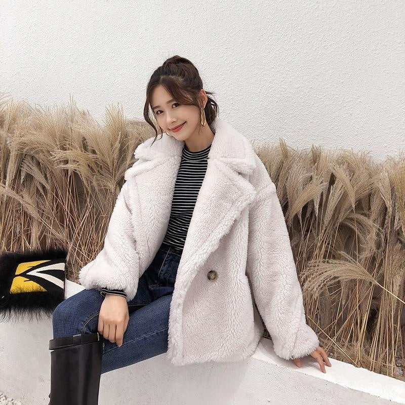 Faux Shearling Extra Thick Luxury Teddy Coat