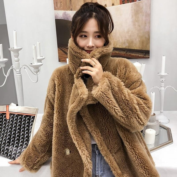 Faux Shearling Extra Thick Luxury Teddy Coat