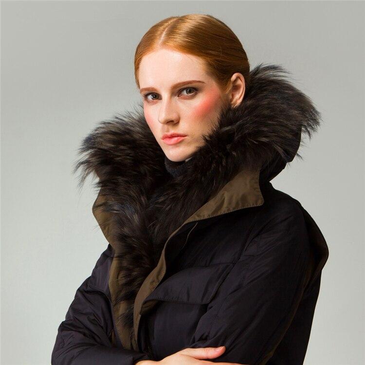 Luxury Puffer Coat With Removable Faux Fur Hood