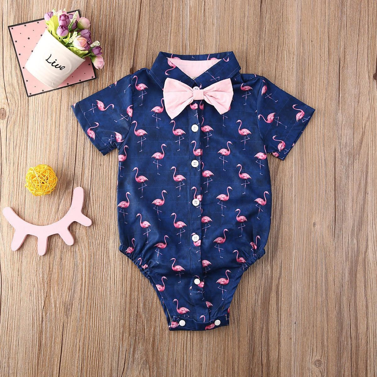 Boys Bow Tie Onesie (6 Patterns)