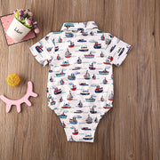 Boys Bow Tie Onesie (6 Patterns)