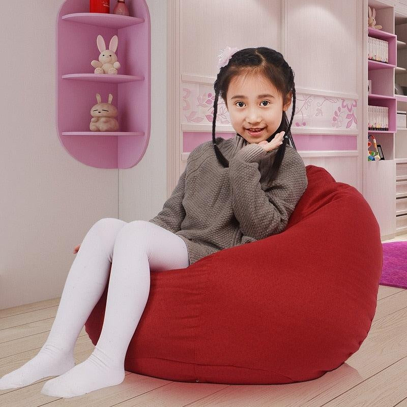 Solid Couch Kids Bean Bag - MomyMall