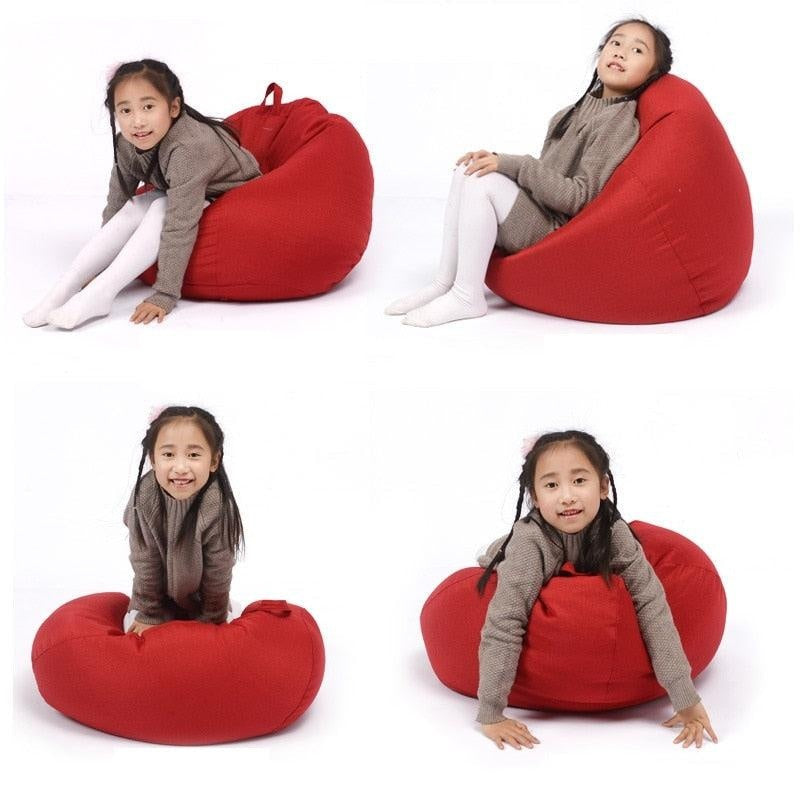 Solid Couch Kids Bean Bag - MomyMall