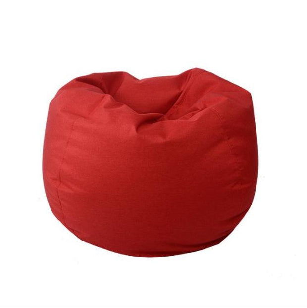 Solid Couch Kids Bean Bag - MomyMall Red