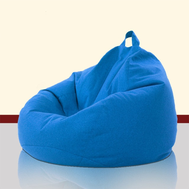 Solid Couch Kids Bean Bag - MomyMall Blue