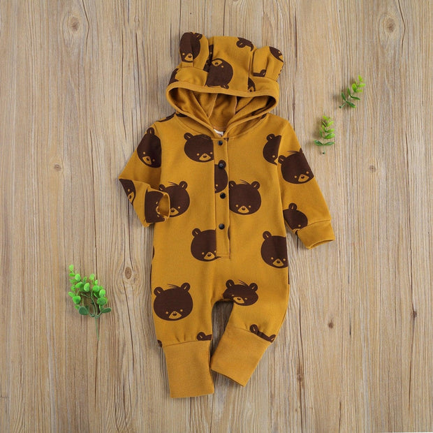 Yellow Baby Bear Romper